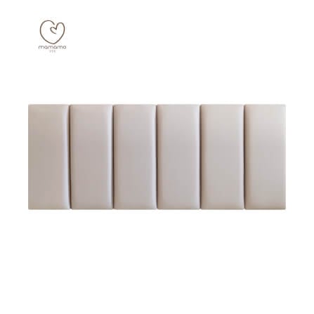 แผ่นกันกระแทกผนัง MAMAMO เซต 6 แผ่น สี ALMOND WALL CUSHION เกรดพรีเมี่ยม หนา 3 CM. รองรับแรงกระแทก ปลอดภัยต่อลูกน้อย พร้อมส่ง