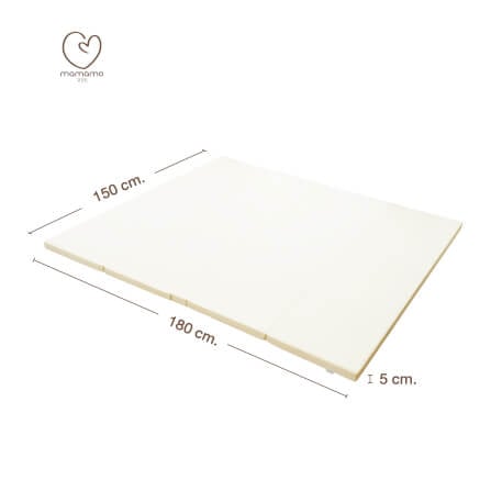 เบาะรองคลาน MAMAMO ขนาด 6 ฟุต วัสดุหนัง PU LEATHER เกรดพรีเมี่ยม หนา 5 CM. สีครีม พร้อมส่ง_10