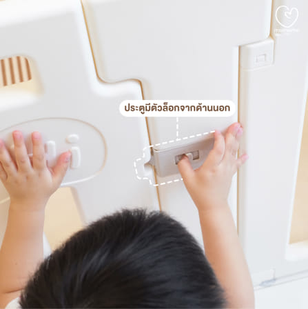 เซตคอกกั้นลายหมี พร้อมคอกบ้าน MAMAMO แถมฟรี ชุดของเล่นเสริมพัฒนาการ_6