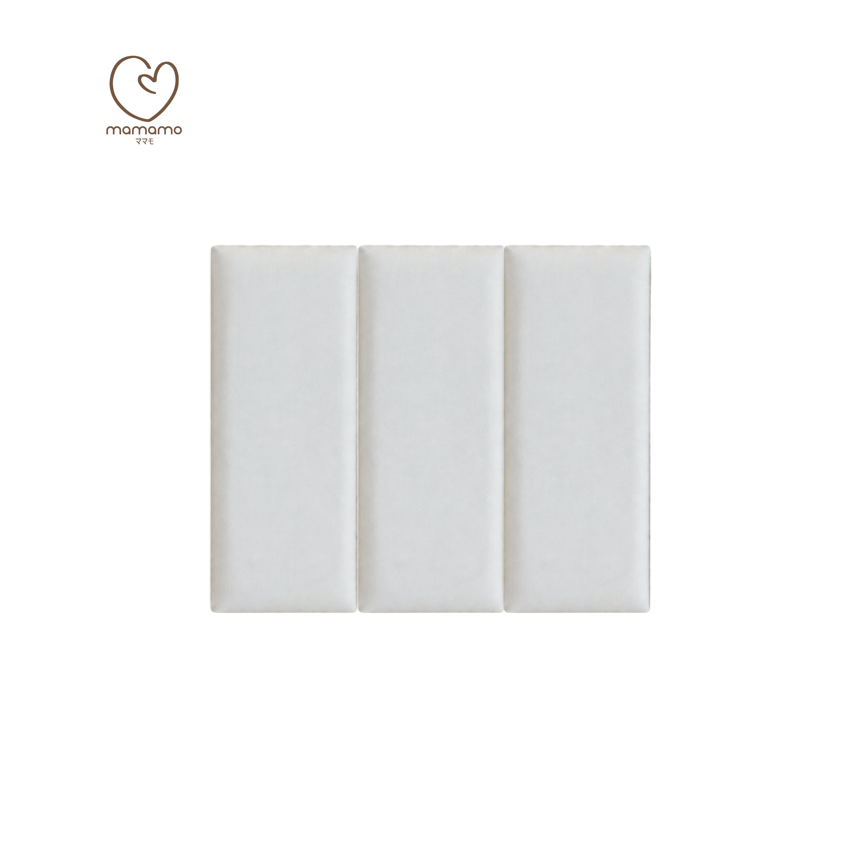 แผ่นกันกระแทกผนัง MAMAMO เซต 3 แผ่น สี SNOW WALL CUSHION เกรดพรีเมี่ยม หนา 3 CM. รองรับแรงกระแทก ปลอดภัยต่อลูกน้อย พร้อมส่ง