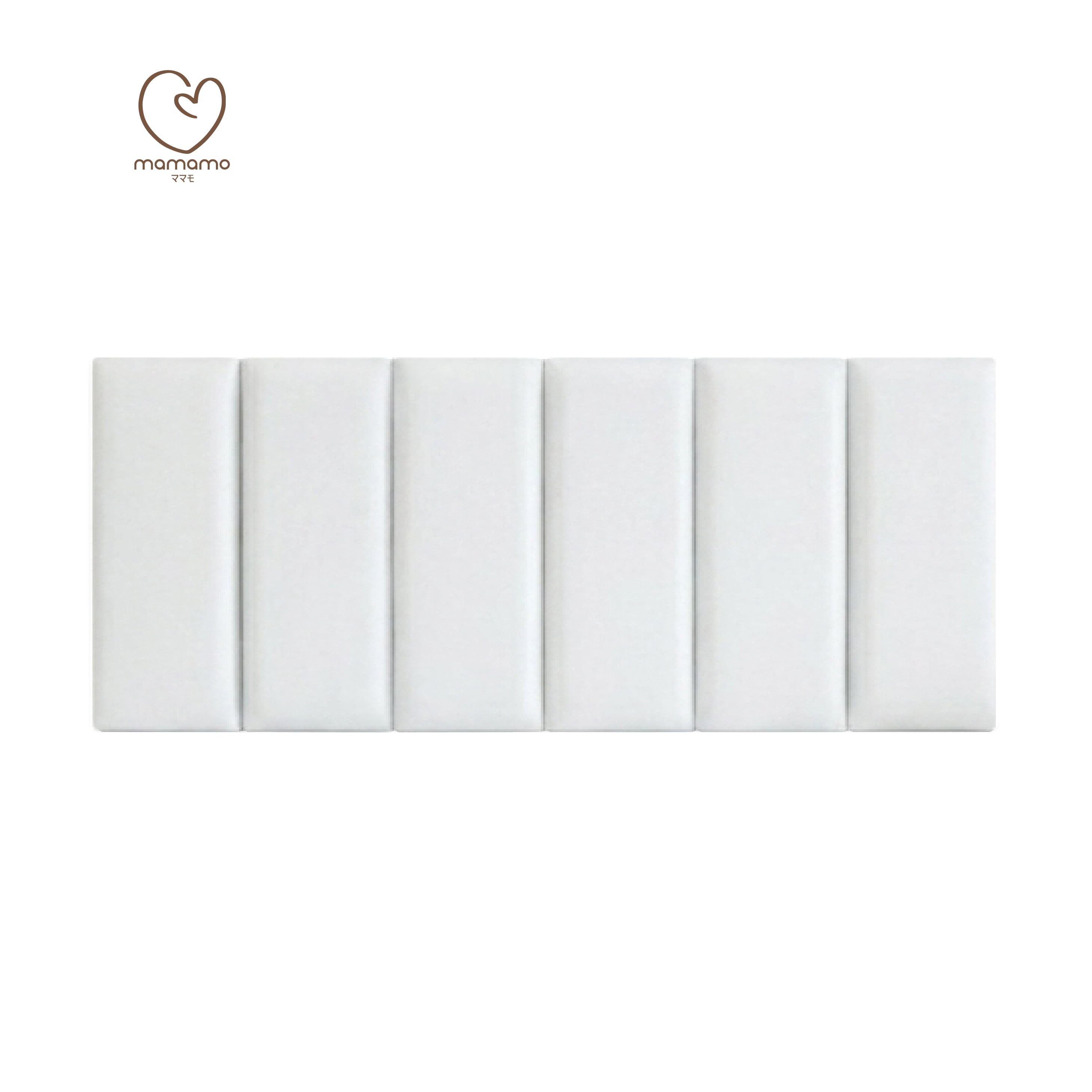 แผ่นกันกระแทกผนัง MAMAMO เซต 6 แผ่น สี SNOW WALL CUSHION เกรดพรีเมี่ยม หนา 3 CM. รองรับแรงกระแทก ปลอดภัยต่อลูกน้อย พร้อมส่ง