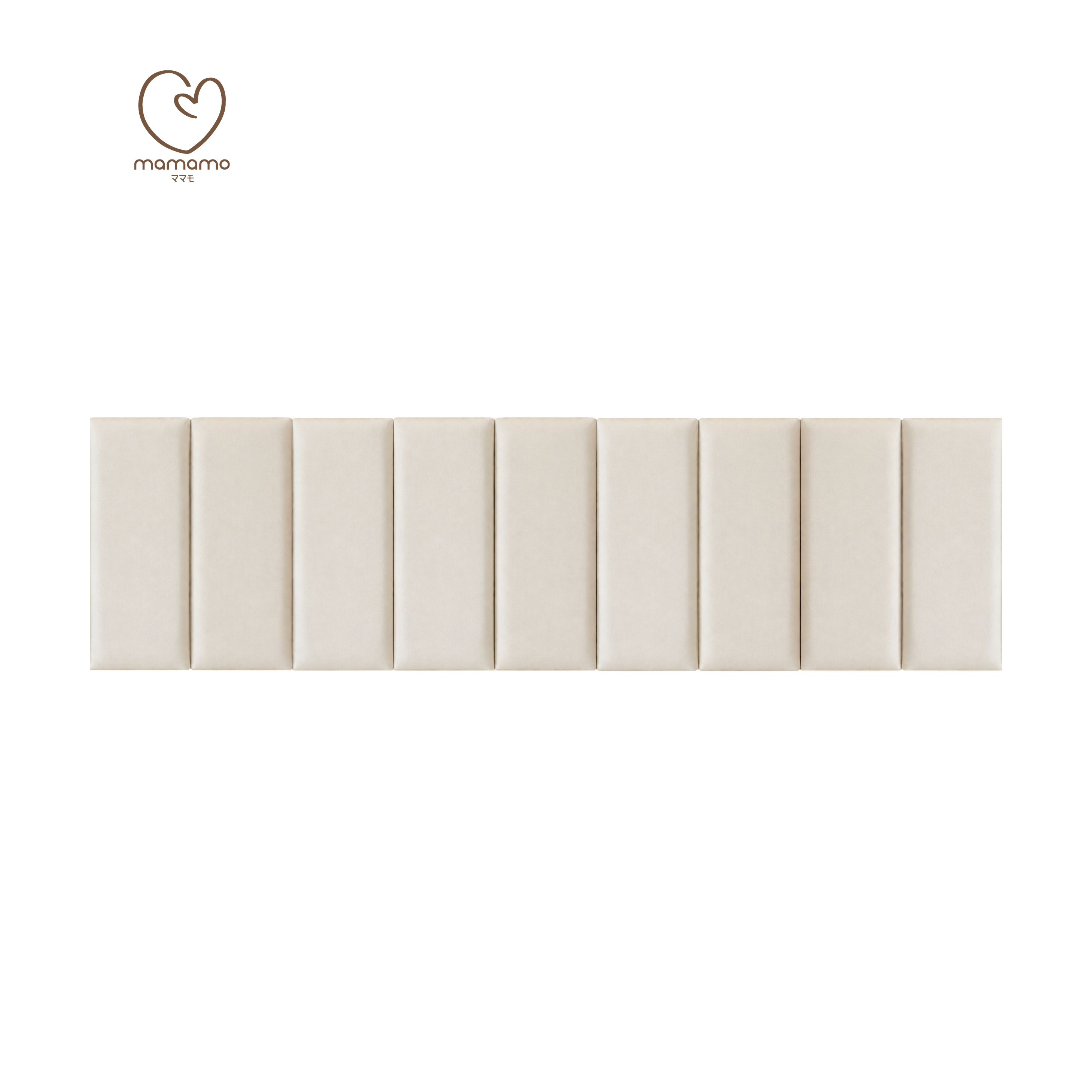 แผ่นกันกระแทกผนัง MAMAMO เซต 9 แผ่น สี BEIGE WALL CUSHION เกรดพรีเมี่ยม หนา 3 CM. รองรับแรงกระแทก ปลอดภัยต่อลูกน้อย พร้อมส่ง_0