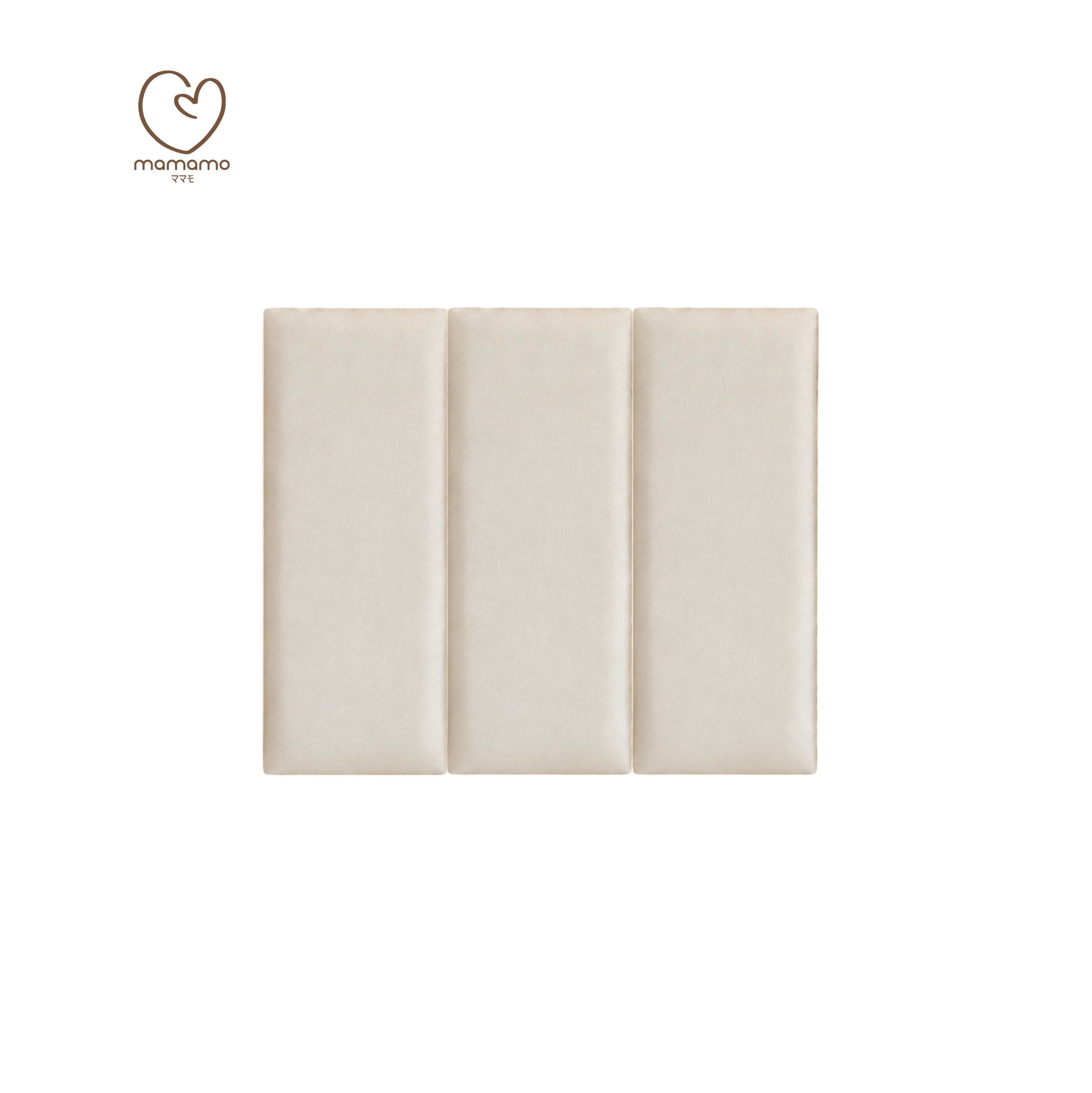แผ่นกันกระแทกผนัง MAMAMO เซต 3 แผ่น สี BEIGE WALL CUSHION เกรดพรีเมี่ยม หนา 3 CM. รองรับแรงกระแทก ปลอดภัยต่อลูกน้อย พร้อมส่ง