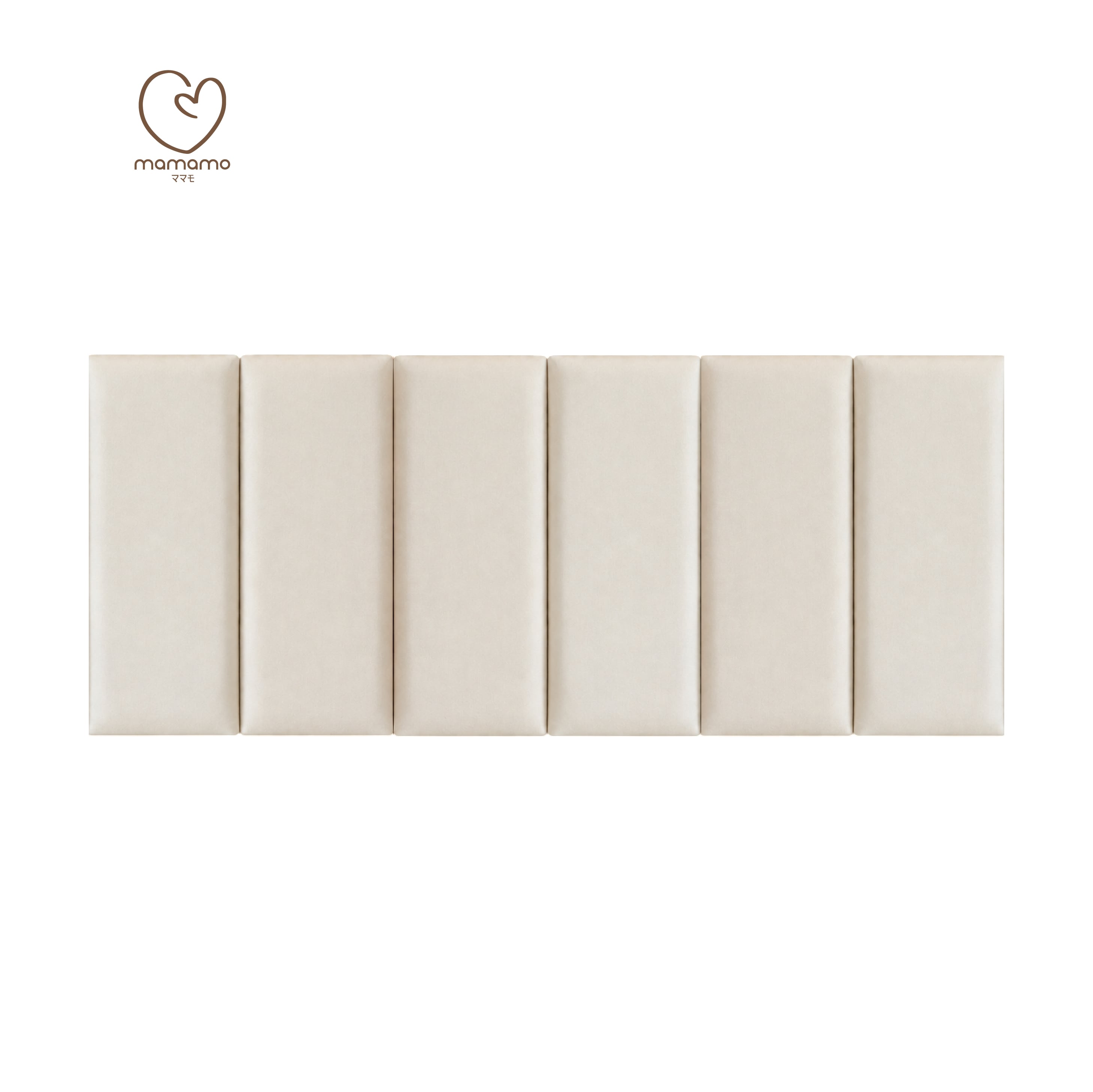 แผ่นกันกระแทกผนัง MAMAMO เซต 6 แผ่น สี BEIGE WALL CUSHION เกรดพรีเมี่ยม หนา 3 CM. รองรับแรงกระแทก ปลอดภัยต่อลูกน้อย พร้อมส่ง_0