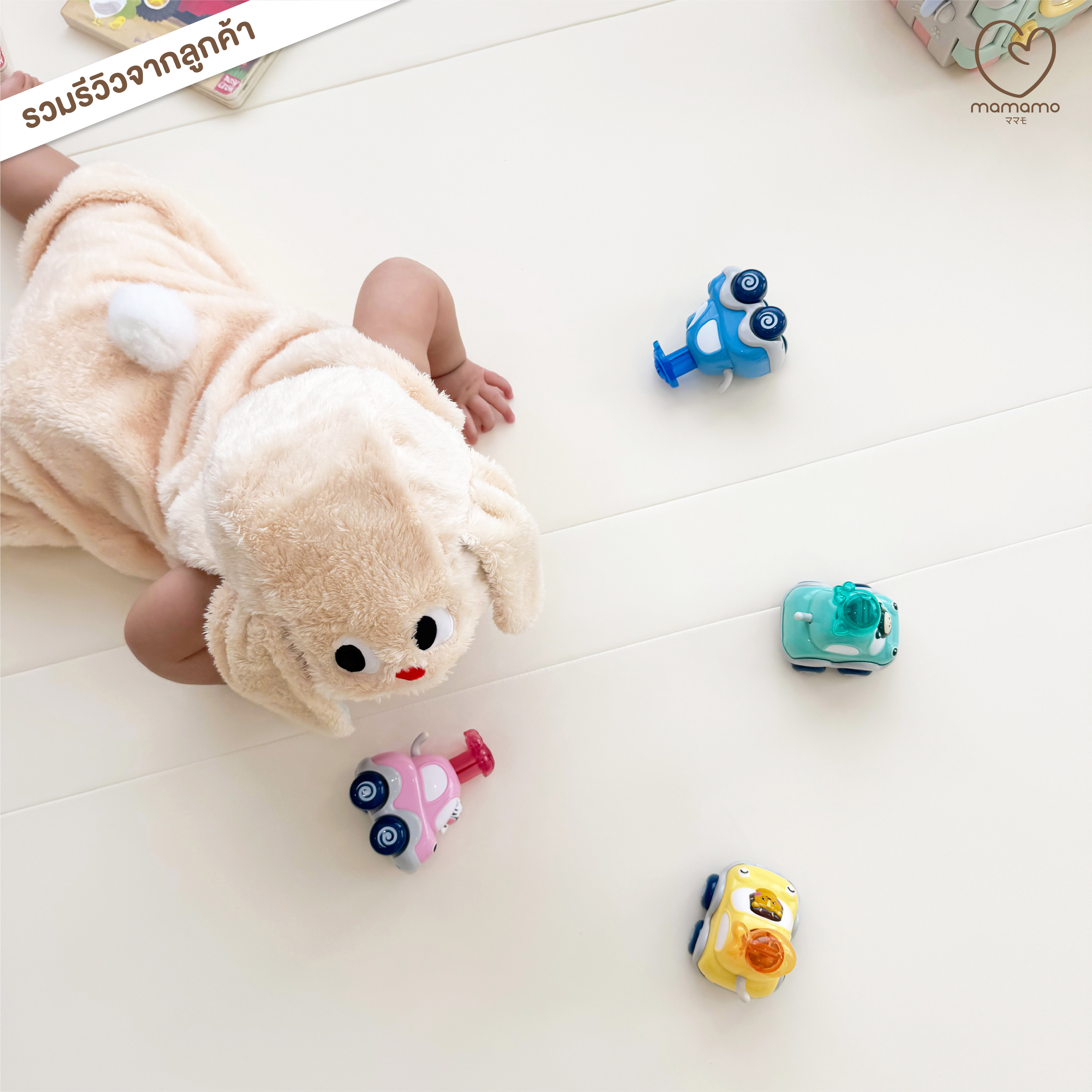เบาะรองคลาน MAMAMO ขนาด 5 ฟุต วัสดุหนัง PU LEATHER เกรดพรีเมี่ยม หนา 5 CM. สีครีม พร้อมส่ง_8