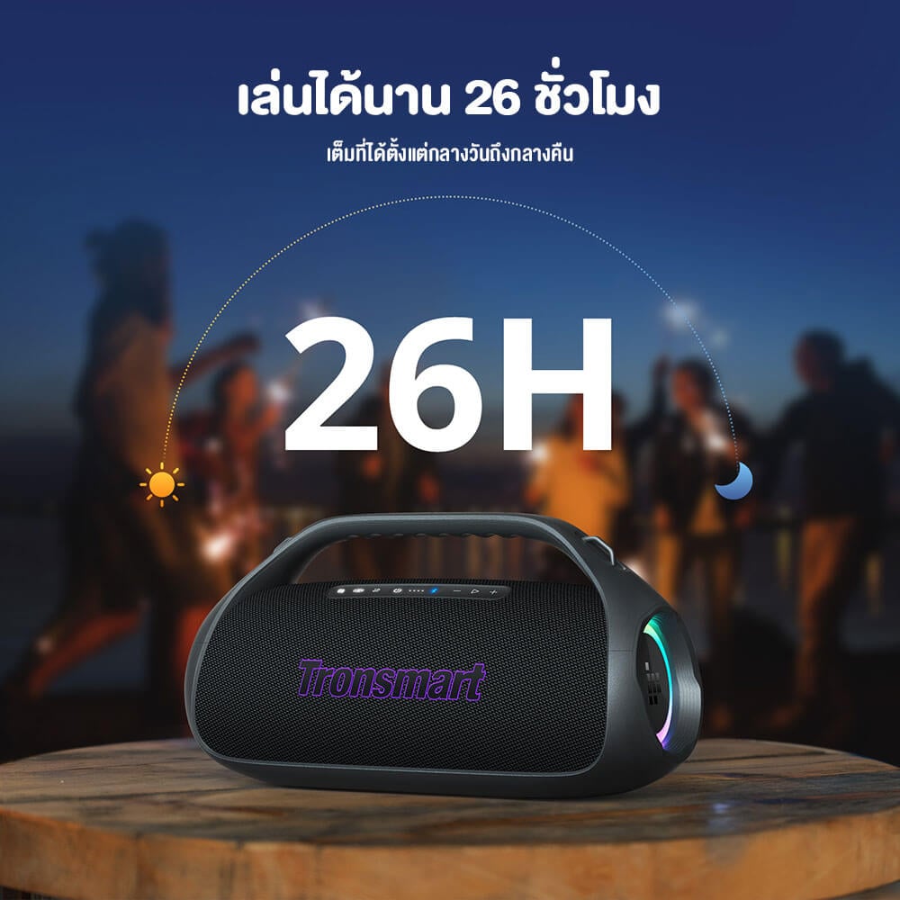 ลำโพงบลูทูธ TRONSMART BANG 2 90W - สีดำ