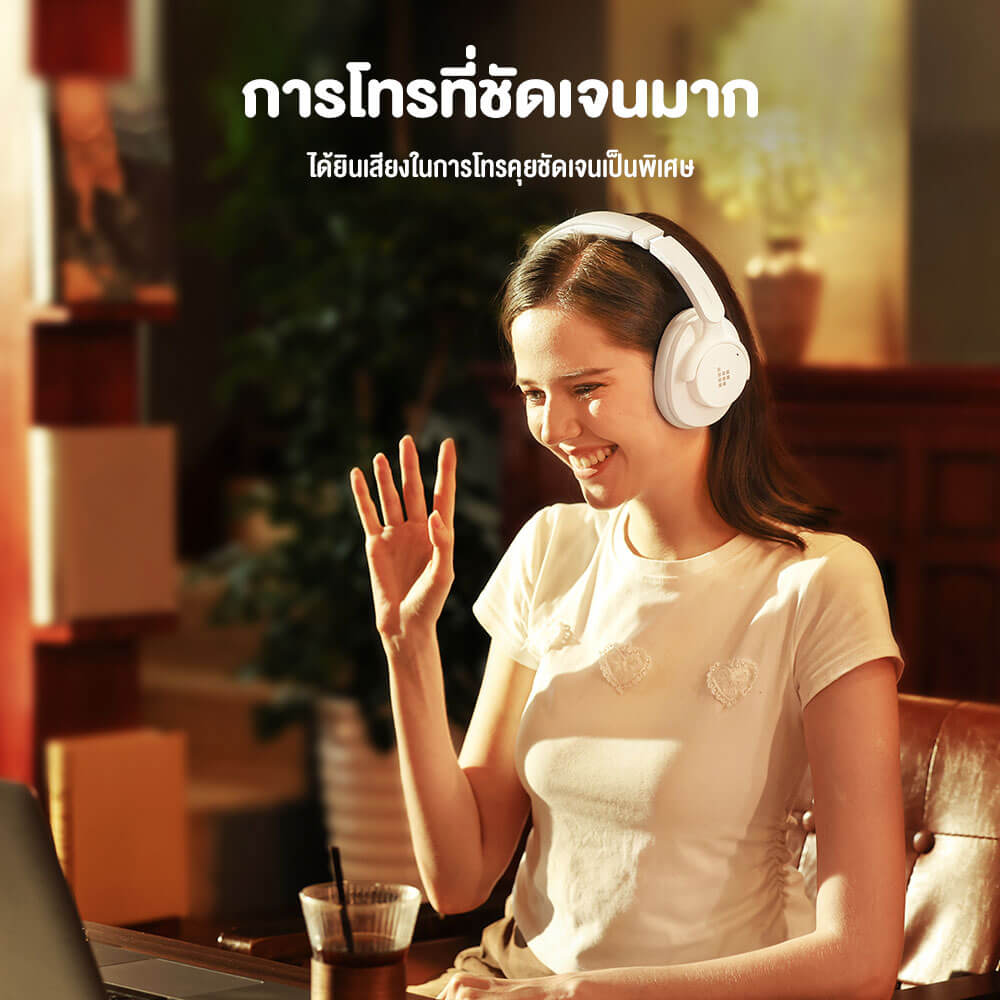 หูฟังไร้สาย TRONSMART SOUNFII Q20S - สีขาว_8
