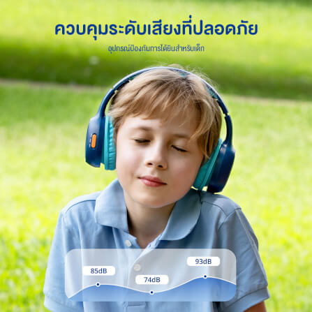 หูฟังไร้สายสำหรับเด็ก TRONSMART KH02 - สีกรมท่า_5