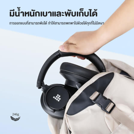 หูฟังไร้สาย TRONSMART SOUNFII Q20 - สีดำ_6