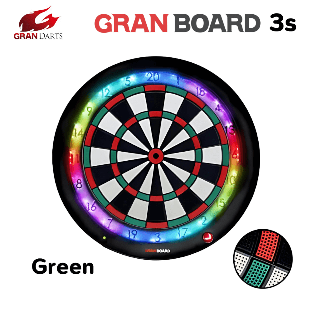 กระดานปาเป้าออนไลน์ GRANBOARD 3S DART BOARD เขียว/แดง_0