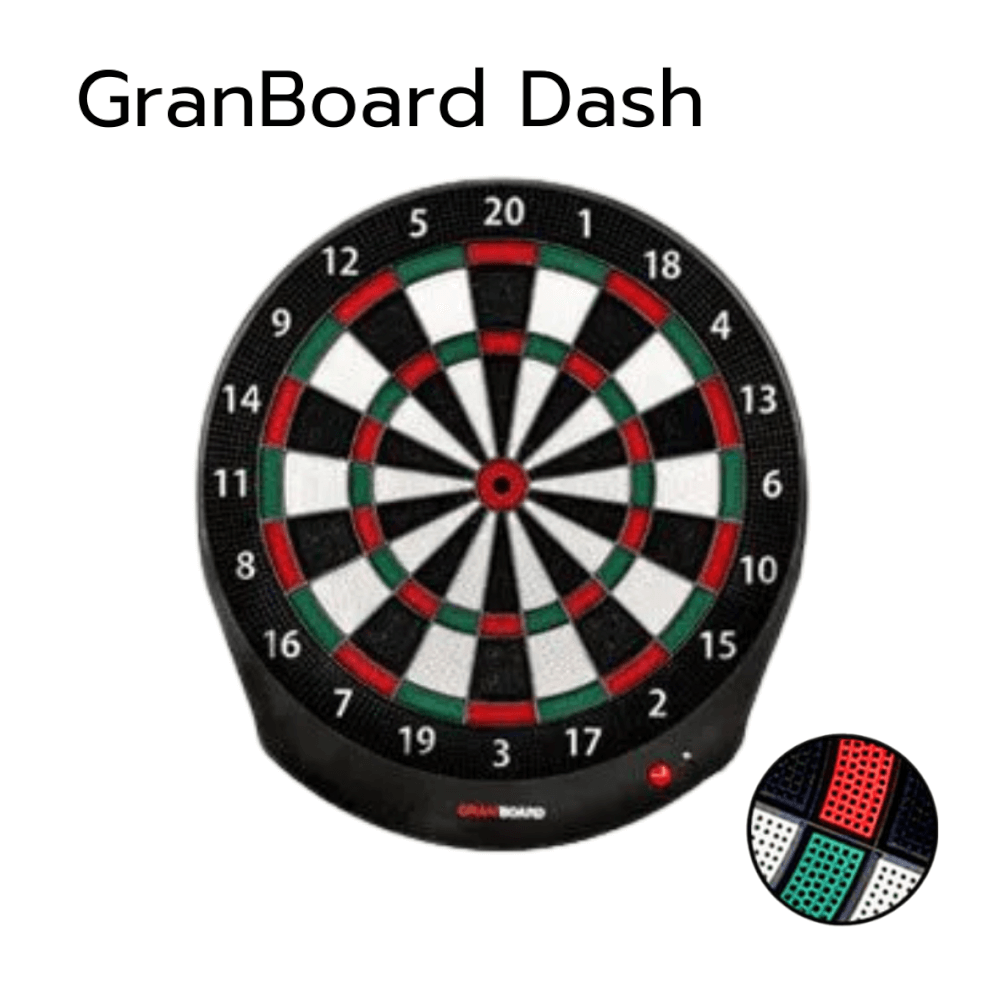 กระดานปาเป้า GRANBOARD DASH DART BOARD กระดานปาเป้าออนไลน์ แดง/เขียว