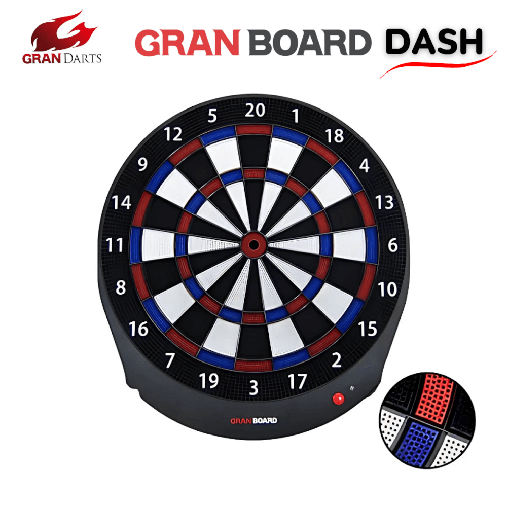 กระดานปาเป้าออนไลน์ GRANBOARD DASH DART BOARD สีน้ำเงิน/แดง_0