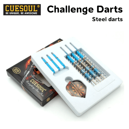 ลูกดอกปาเป้า CUESOUL CHALLENGE STEEL DARTS 22G_2