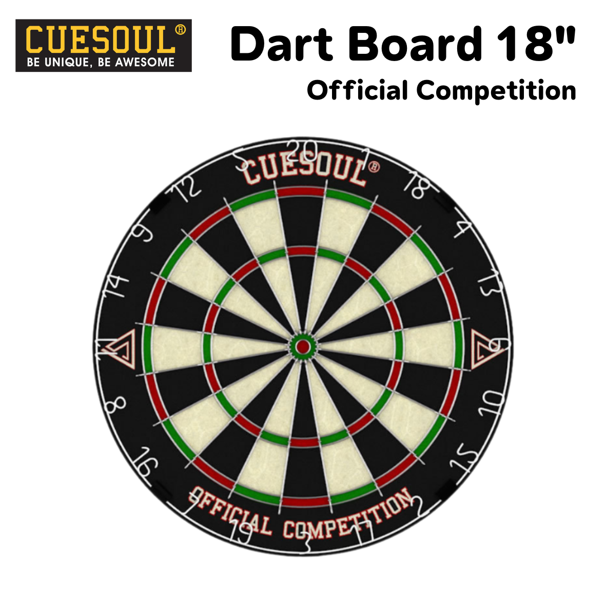 กระดานปาเป้า CUESOUL DARTBOARD รุ่น OFFICIAL COMPETITION 18