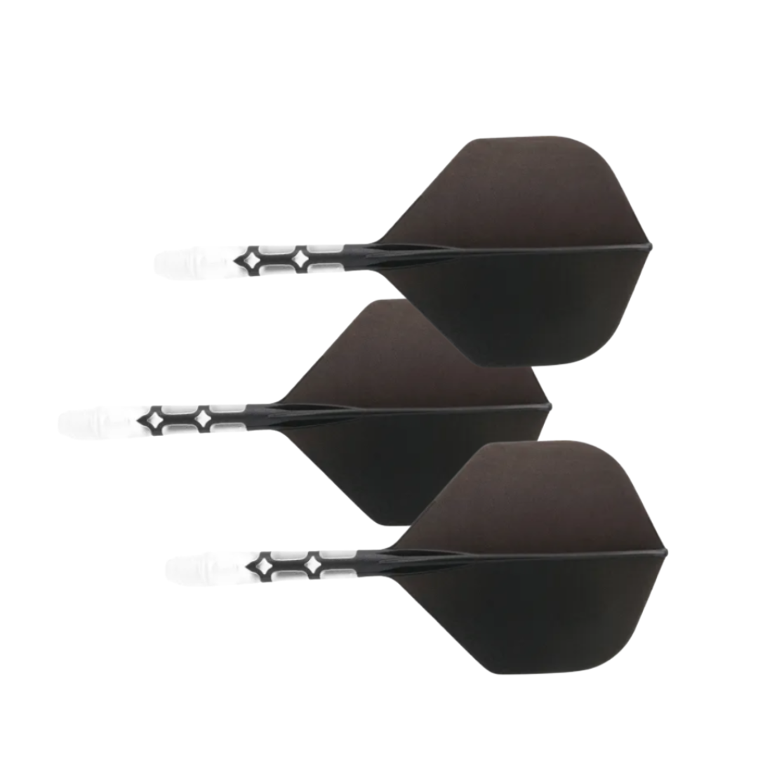 ปีกลูกดอกปาเป้า CUESOUL ROST T19 สีดำ_2