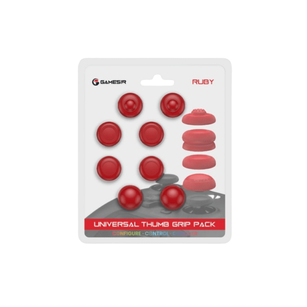 ปุ่มยางเสริมจอยสติ๊ก GAMESIR UNIVERSAL THUMB GRIP CAPS - แดง
