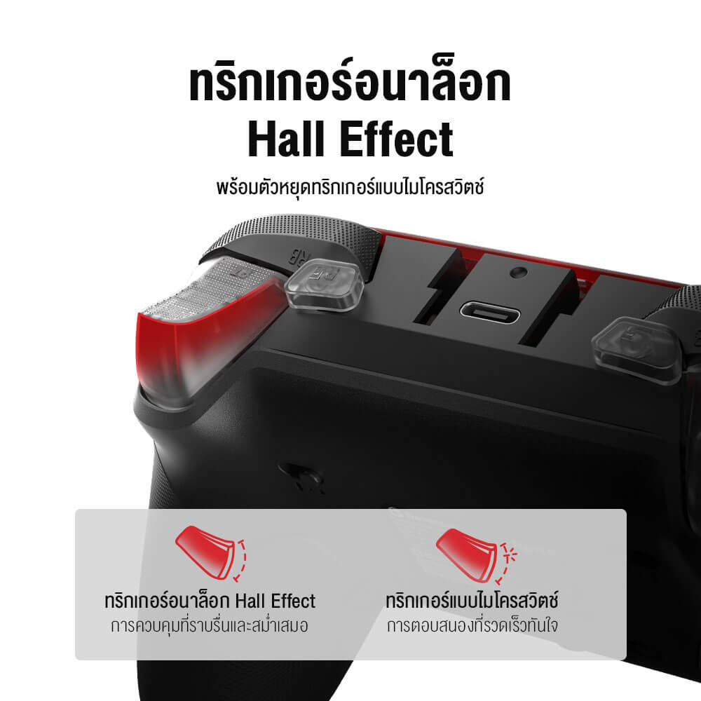 จอยเกมไร้สาย GAMESIR G7 PRO - MECH WHITE
