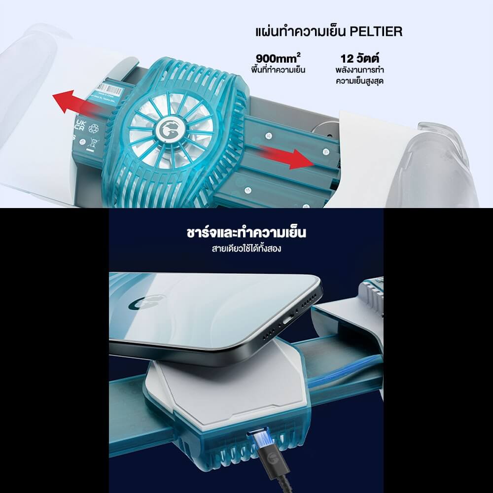 จอยเกมมือถือ GAMESIR X3 PRO - WHITE