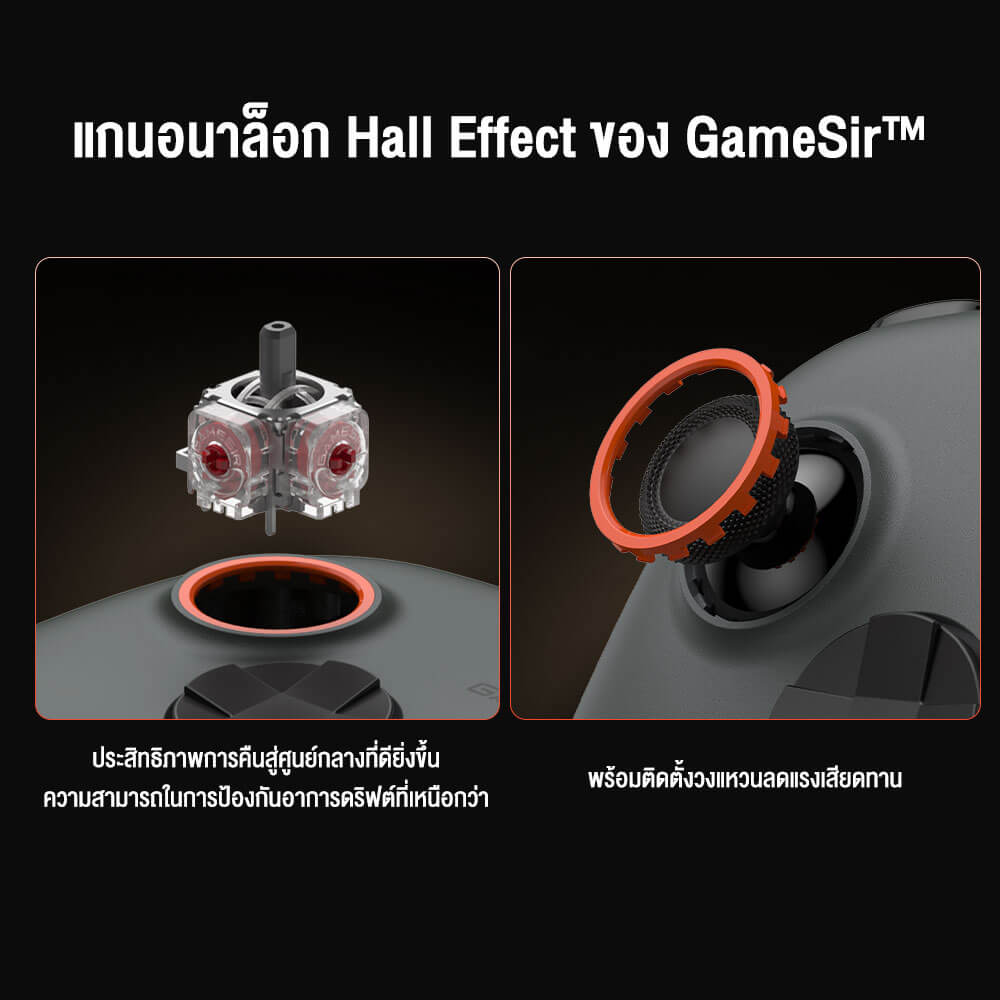 จอยเกมไร้สาย GAMESIR NOVA 2 LITE - MIDNIGHT GRAY