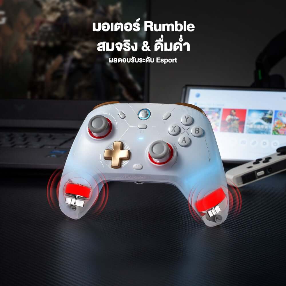 จอยเกมไร้สาย GAMESIR CYCLONE 2 - SHADOW BLACK