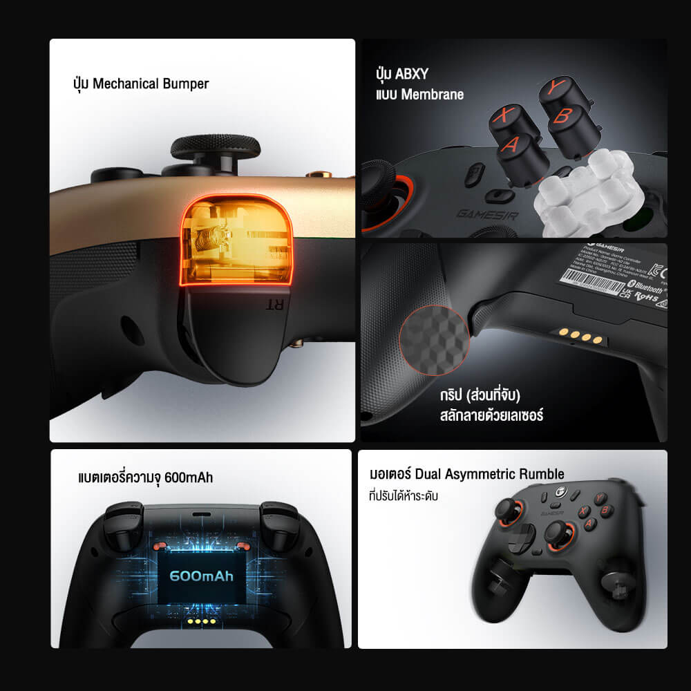 จอยเกมไร้สาย GAMESIR NOVA 2 LITE - LUMINOUS WHITE