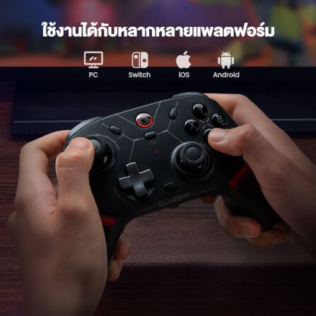 จอยเกมไร้สาย GAMESIR CYCLONE 2 - SHADOW BLACK_1