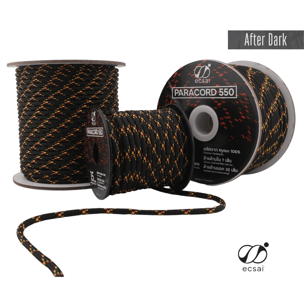 เชือกพาราคอด 550 ECSAI ขนาด 4 มม. ยาว 15 ม. สี AFTER DARK