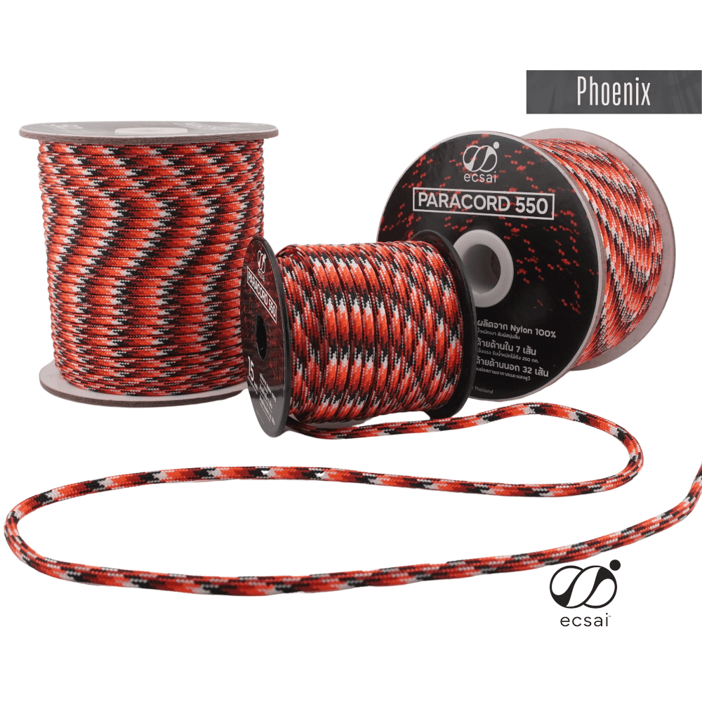 เชือกพาราคอด 550 ECSAI ขนาด 4 มม. ยาว 15 ม. สี PHOENIX