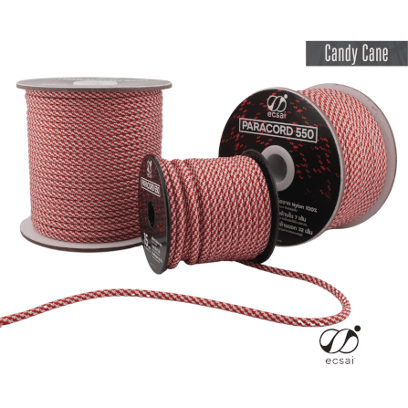 เชือกพาราคอด 550 ECSAI ขนาด 4 มม. ยาว 15 ม. สี CANDY CANE_1