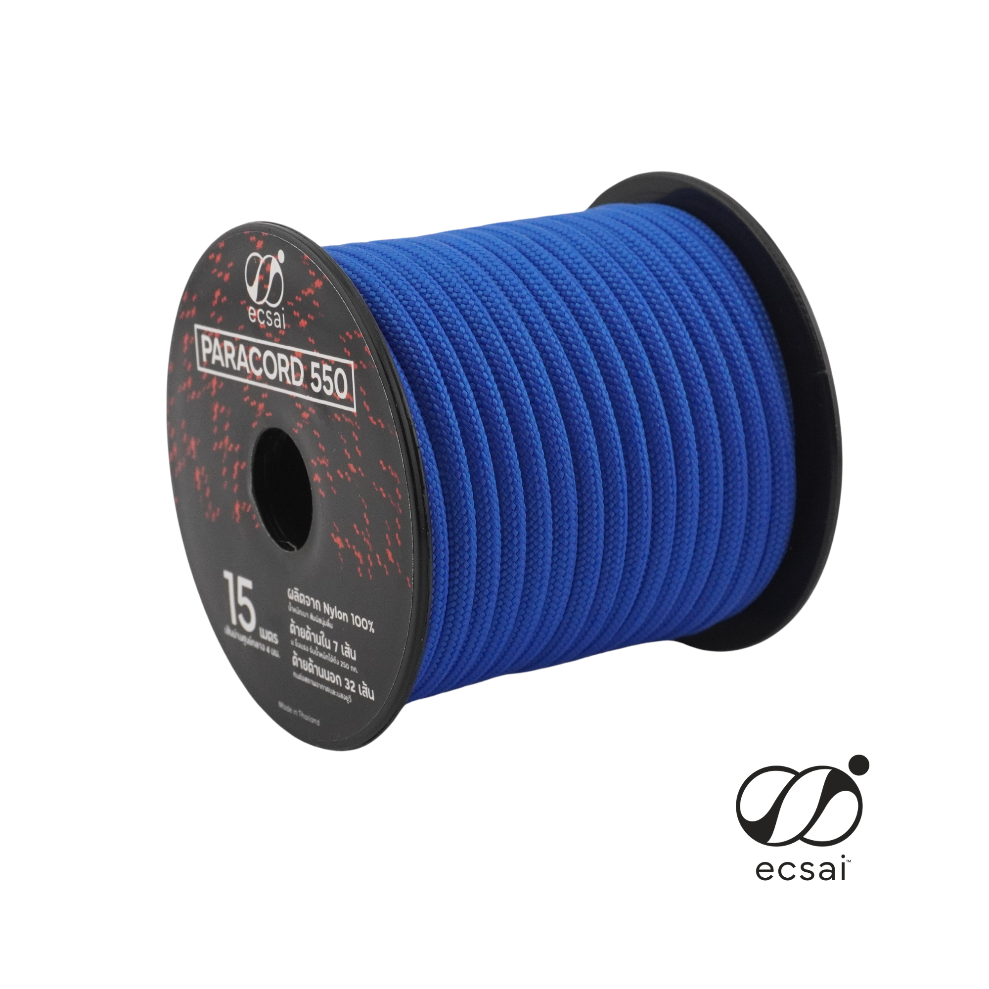 เชือกพาราคอด 550 ECSAI ขนาด 4 มม. ยาว 15 ม. สีน้ำเงิน_1
