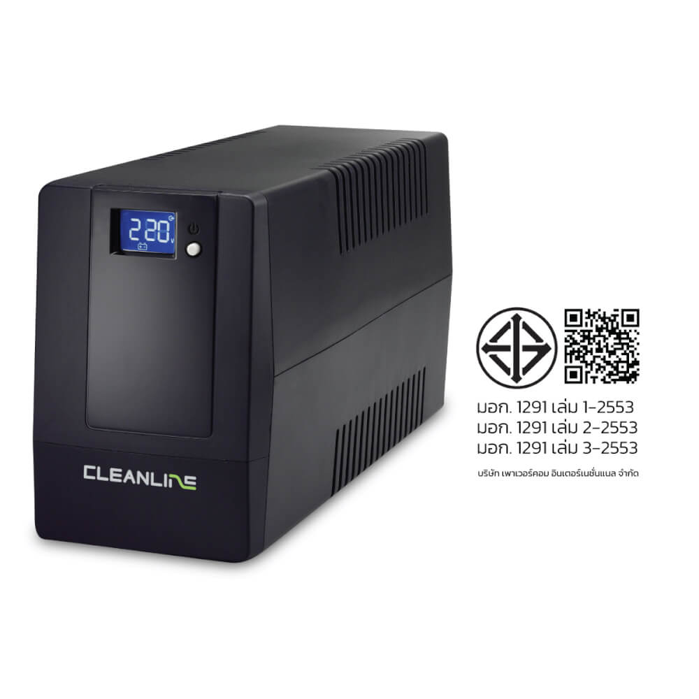 เครื่องสำรองไฟฟ้า CLEANLINE UPS รุ่น CL-1000E 1000VA/400W_2
