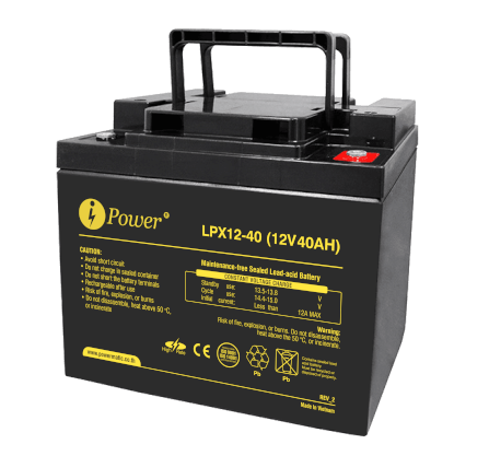 แบตเตอรี่แห้ง IPOWER LPX12-40 (12V 40AH)_1