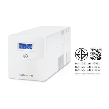 เครื่องสำรองไฟฟ้า CLEANLINE UPS รุ่น D-1150J 1150VA/630W_4