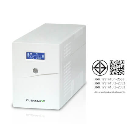 เครื่องสำรองไฟฟ้า CLEANLINE UPS รุ่น D-2000L 2000VA/1200W_7