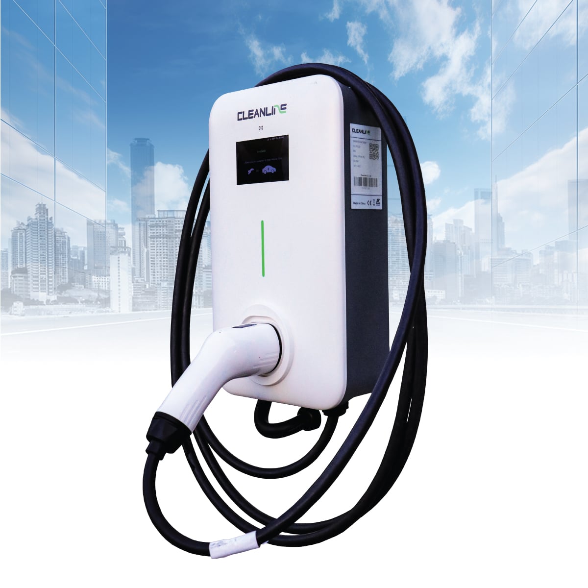 เครื่องชาร์จรถยนต์ไฟฟ้าAC CLEANLINE  CLC-22K LCD (เฉพาะเครื่องเปล่า) (จัดส่งพร้อมติดตั้ง)_2