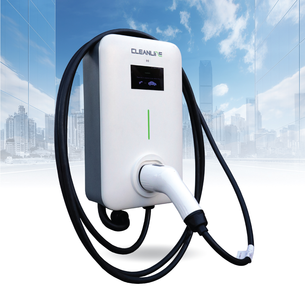 เครื่องชาร์จรถยนต์ไฟฟ้าAC CLEANLINE  CLC-22K LCD (เฉพาะเครื่องเปล่า) (จัดส่งพร้อมติดตั้ง)_3