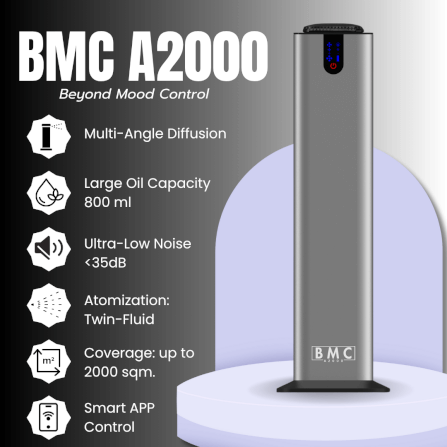 เครื่องพ่นน้ำหอม BMC SCENT รุ่น A2000_2