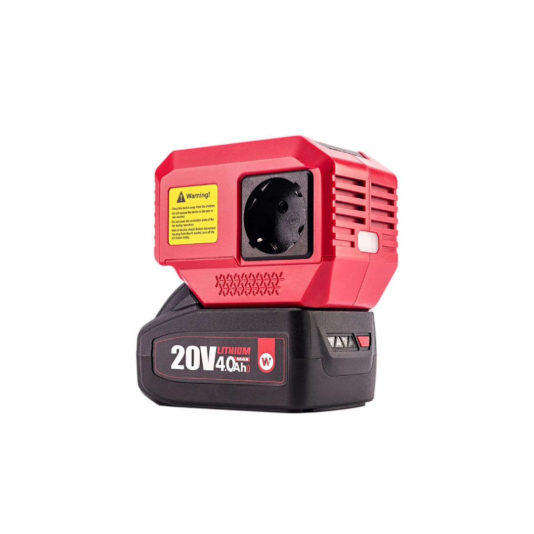 อะแดปเตอร์แปลงไฟไร้สาย WORCRAFT รุ่น CPI-S20LI-200W (พร้อมแบตเตอรี่และแท่นชาร์จ)