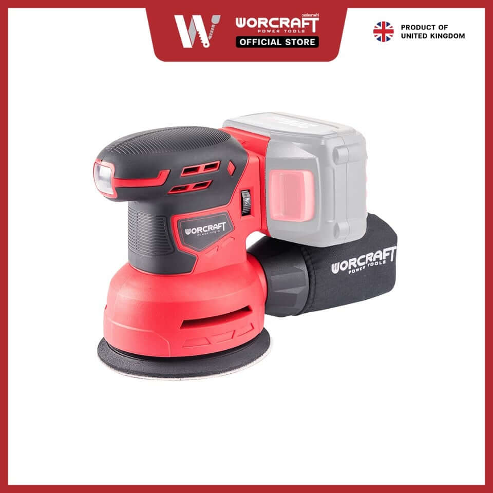 เครื่องขัดกระดาษทรายไร้สาย WORCRAFT รุ่น CRS-S20LI