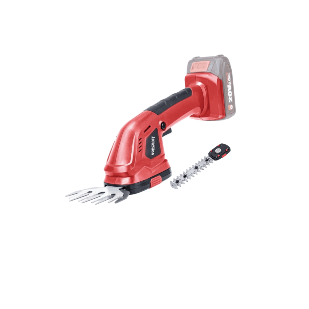 เครื่องตัดแต่งพุ่มไม้ไร้สาย WORCRAFT รุ่น CGS-S20LIC 20 V