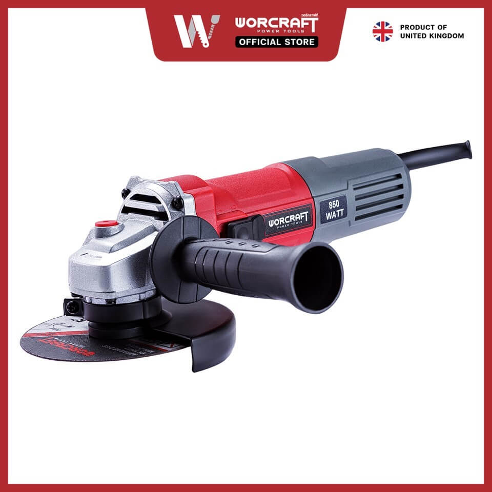เครื่องเจียร WORCRAFT รุ่น AG08-100P 4 นิ้ว 850 วัตต์