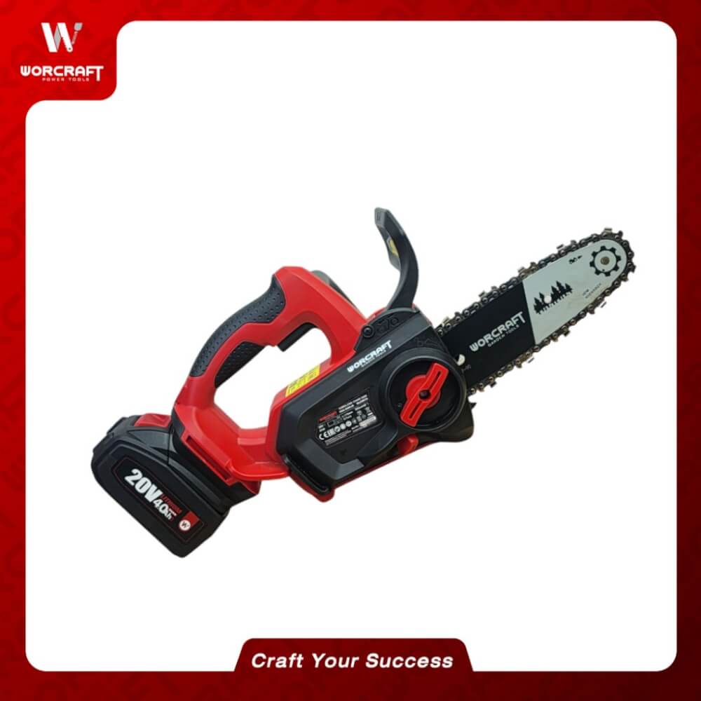 เลื่อยโซ่ไร้สาย WORCRAFT 8นิ้ว รุ่น CGC-S20LIB (เฉพาะตัวเครื่อง)