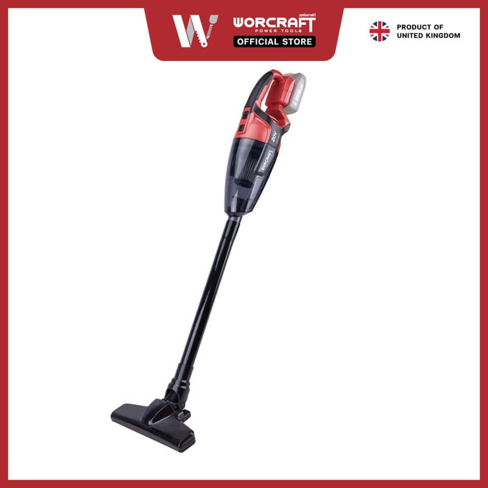 เครื่องดูดฝุ่นไร้สายแบบด้าม WORCRAFT รุ่น CPVC-S20LI-20LA 150 วัตต์ (พร้อมแบตเตอรี่และแท่นชาร์จ)