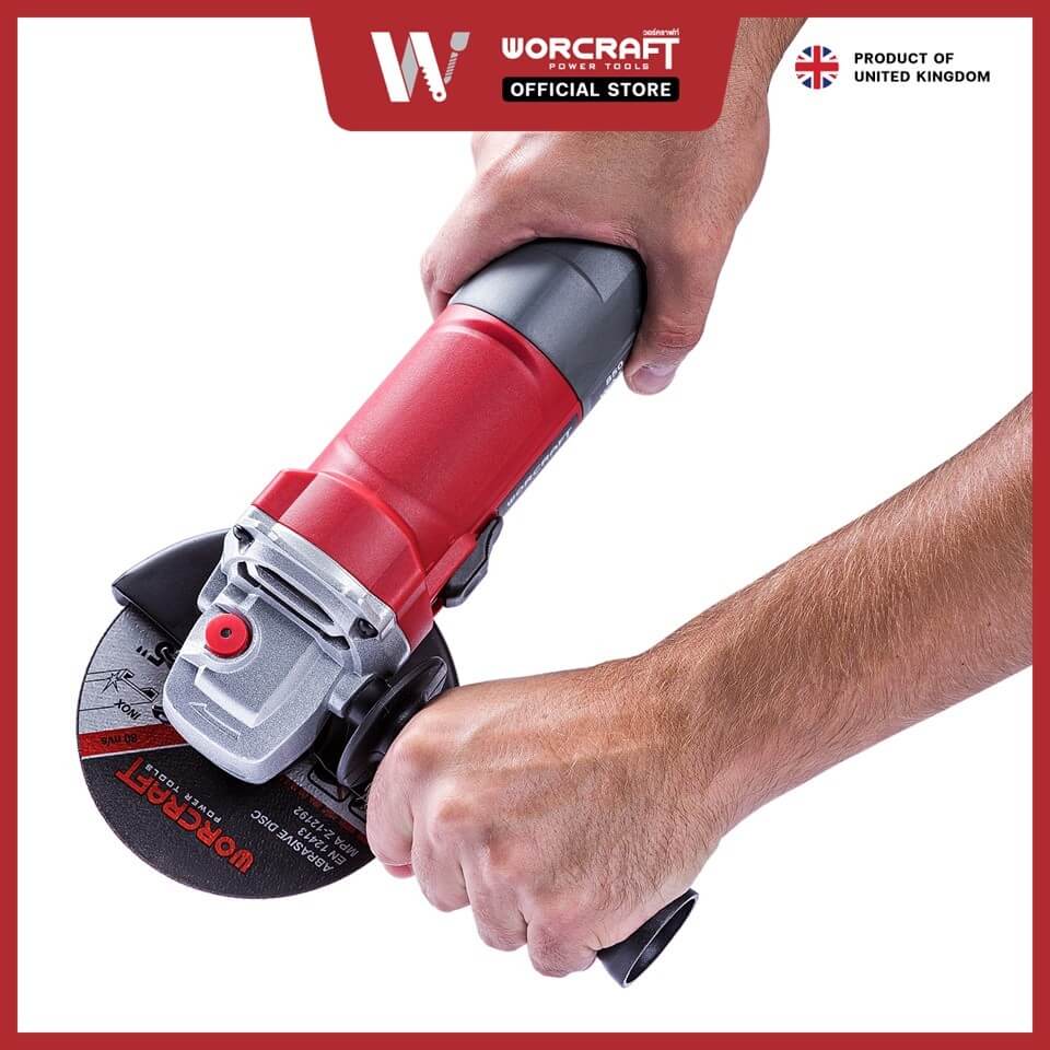 เครื่องเจียร WORCRAFT รุ่น AG08-100P 4 นิ้ว 850 วัตต์