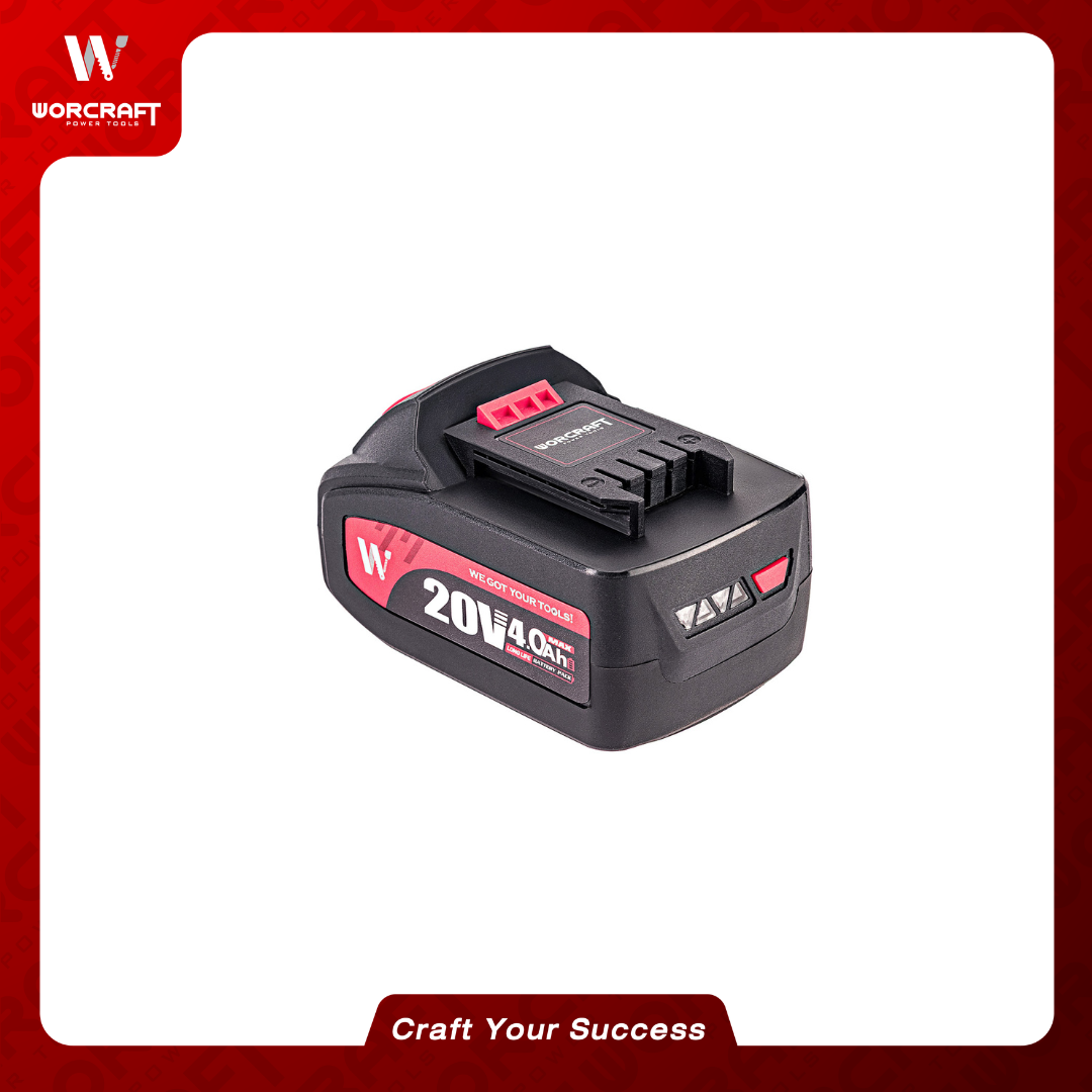 แบตเตอรี่ WORCRAFT รุ่น 4.0 แอมป์ CLB-20V-4.0HC
