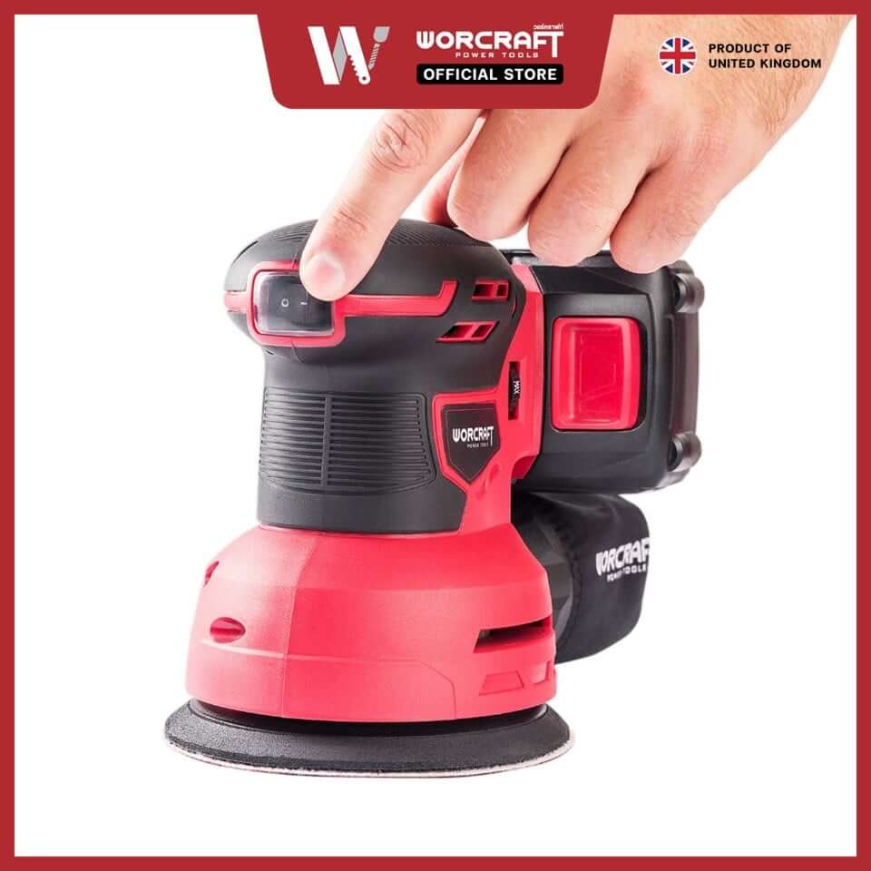 เครื่องขัดกระดาษทรายไร้สาย WORCRAFT รุ่น CRS-S20LI