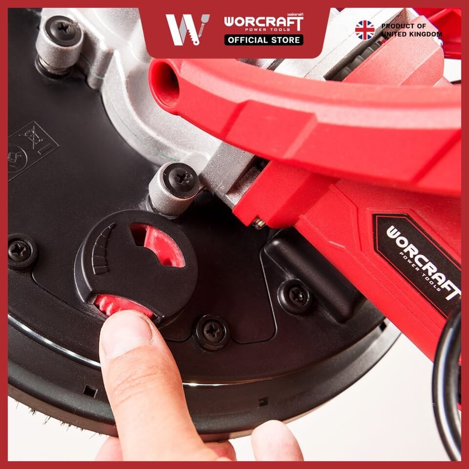 เครื่องขัดกระดาษทราย WORCRAFT รุ่น DS07-215