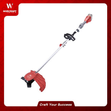 เครื่องตัดหญ้าไร้สาย (พร้อมแบตเตอรี่และแท่นชาร์จ) WORCRAFT รุ่น CGT-S20LIB 20 โวลต์_1