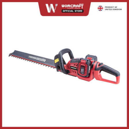 เครื่องตัดแต่งพุ่มไม้ไร้สาย WORCRAFT รุ่น CHT-S40LIB 40 โวลต์ (พร้อมแบตเตอรี่และแท่นชาร์จ)_1