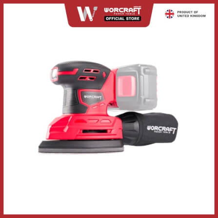 เครื่องขัดกระดาษทรายไร้สาย WORCRAFT รุ่น CPMS-S20LI (เฉพาะตัวเครื่อง)_2
